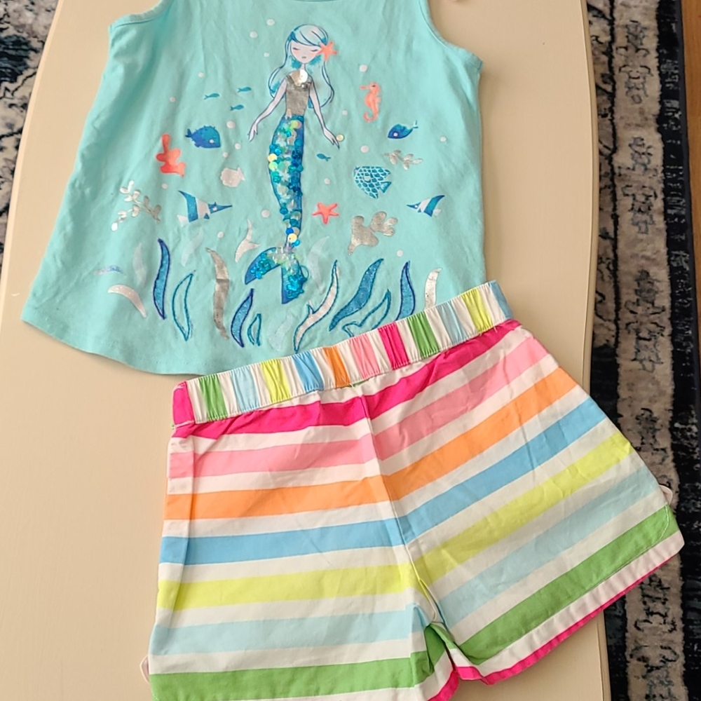 Mermaid shirt with skort